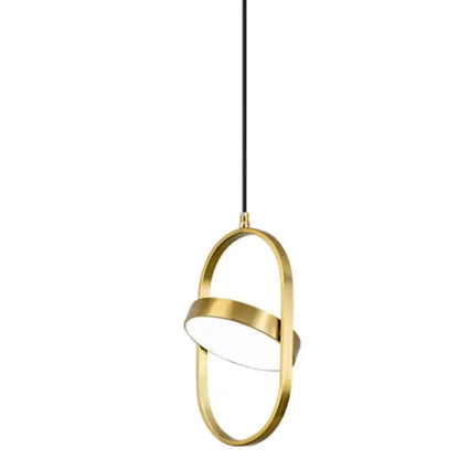 Modern gold and black oval pendant lights with sleek minimalist design and black cord suspension for kitchen decorbites gold pendant