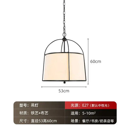 Black wrought iron pendant lights with beige fabric shade for dining room decorbites gold black pendant design