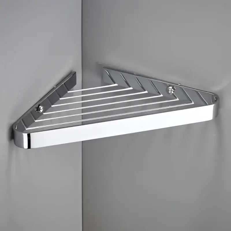 Modern gold brass bathroom shower rack with chrome finish angled ridged bars for brass bathroom shower decorbites