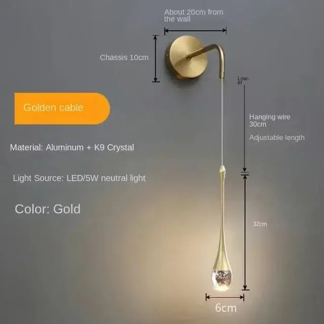 Modern gold bubble crystal chandelier pendant light with sleek aluminum and k9 crystal design for dining room decorbites bubble crystal