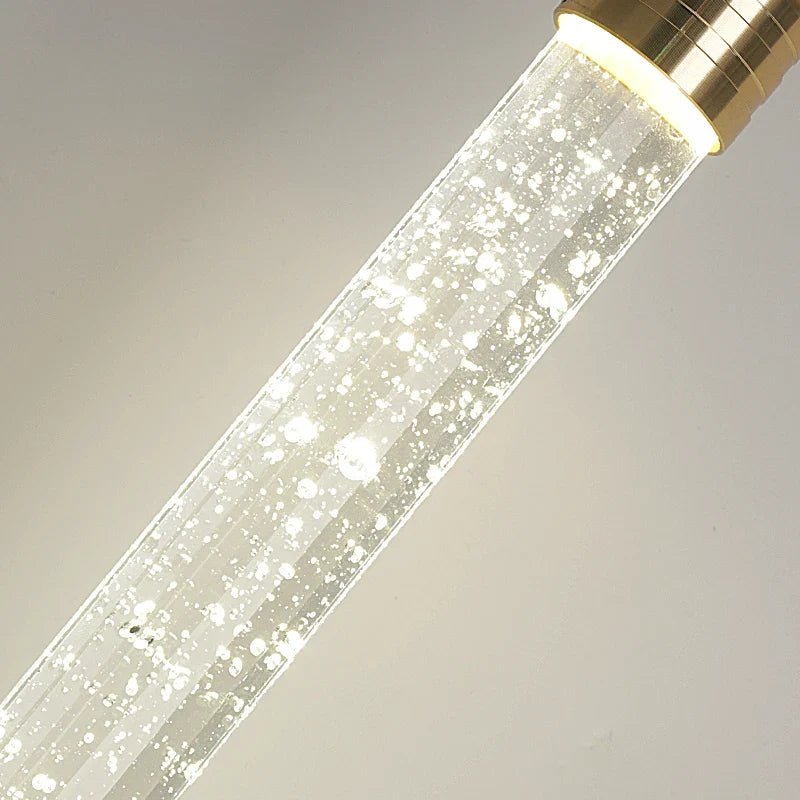 Modern Gold Bubble Crystal Pendant Light - Decorbites