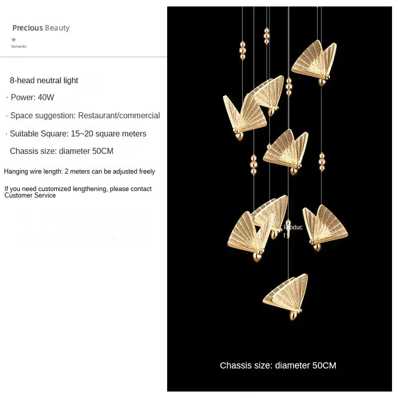 Modern gold butterfly pendant lamps with intricate mesh pattern and spherical beads for bedroom led lighting decorbites butterfly pendant