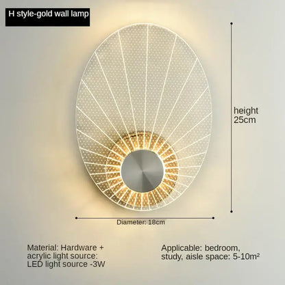 Modern gold butterfly wall lamp with h-style design and translucent acrylic panels led light for bedroom decorbites wall lamp
