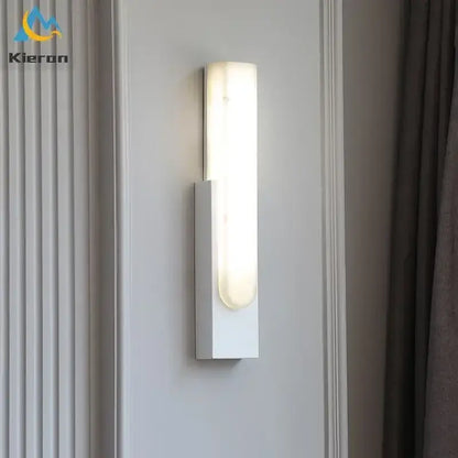 Modern gold cloud stone led wall light with frosted glass diffuser and metallic frame for bedroom decorbites cloud stone