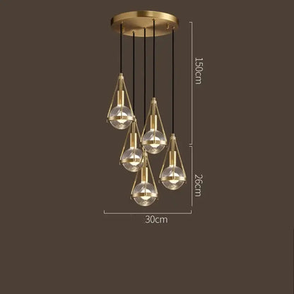 Modern gold crystal ball pendant light with brass triangular frames and clear glass globes for dining room decorbites crystal ball