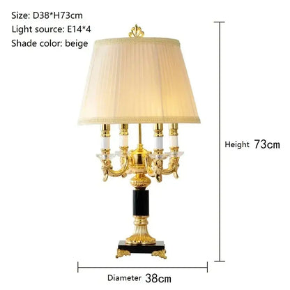 Elegant modern gold crystal black table lamp with ornate design and beige pleated shade for bedroom decorbites crystal black
