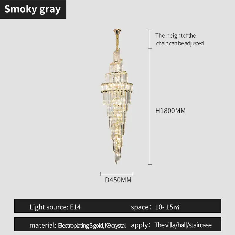 Modern gold crystal hollow chandelier with tiered clear crystals and gold metalwork for elegant living room decorbites crystal hollow