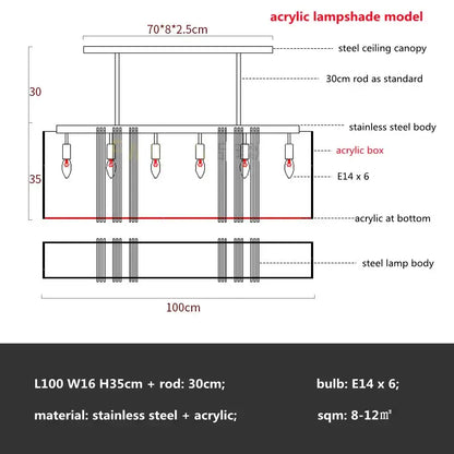 Modern gold crystal led chandelier with sleek stainless steel frame and six e14 bulbs for dining room decorbites crystal led
