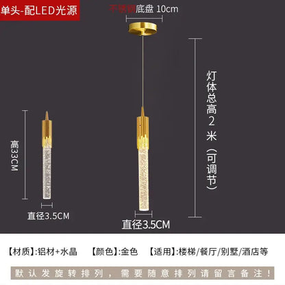 Modern gold crystal rotating staircase chandelier with a clear crystal body aluminum frame and led bulb for decorbites crystal rotating decor