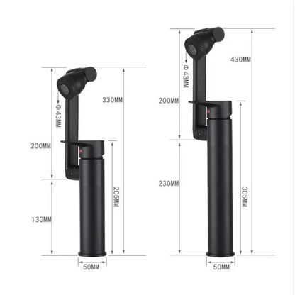 Modern gold detachable spray sink faucet with adjustable black cylindrical selfie stick mounted camera head for bathroom sink faucet use