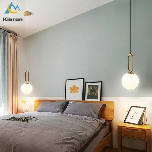 Modern gold glass ball led chandelier with spherical frosted glass shades for living room decorbites glass ball design