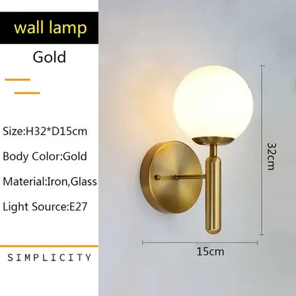 Modern gold glass ball pendant chandelier with frosted globe and iron base for dining room decorbites glass ball pendant