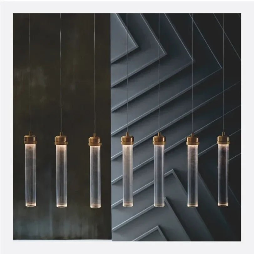 Modern Gold Glass Pendant Light - Decorbites