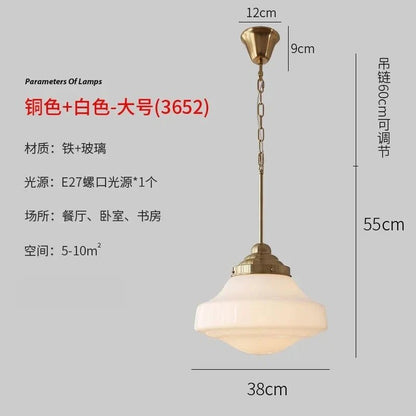 Modern Gold Glass Pendant Light - Decorbites
