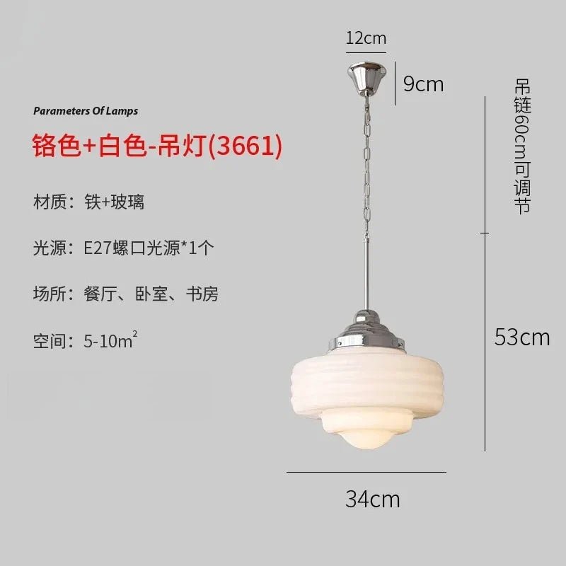 Modern Gold Glass Pendant Light - Decorbites