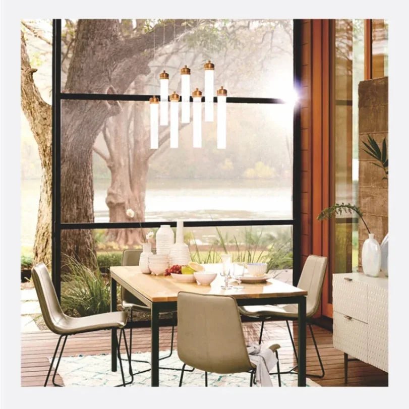 Modern Gold Glass Pendant Light - Decorbites