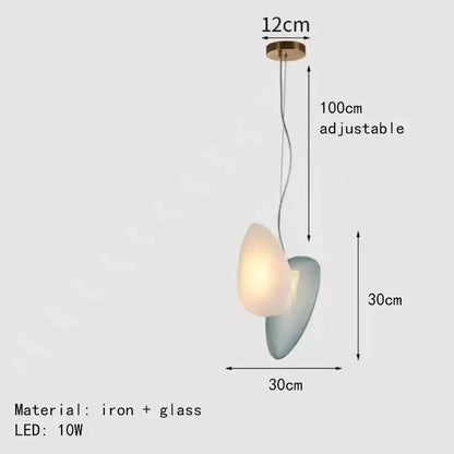 Modern gold and gray glass indoor pendant lights with layered soft white and muted gray shades for dining room decorbites glass indoor