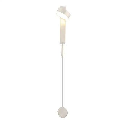 Modern gold led wall lamp with dimming switch featuring a sleek white pendant lamp design for stylish bedroom decorbites wall lamp