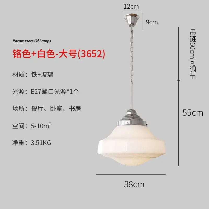 Modern gold lustre pendant light with a brushed nickel fixture and off-white glass shade for kitchen decorbites gold lustre