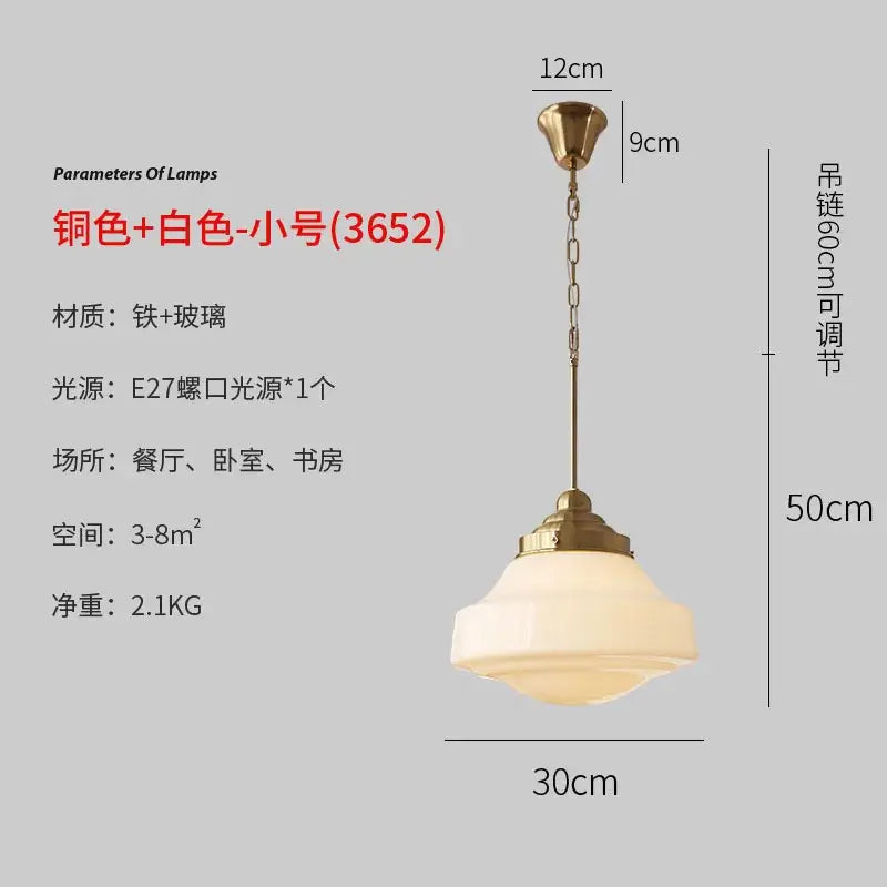 Copper and white small pendant lights with glass shade feature modern decorbites gold lustre for kitchen decor