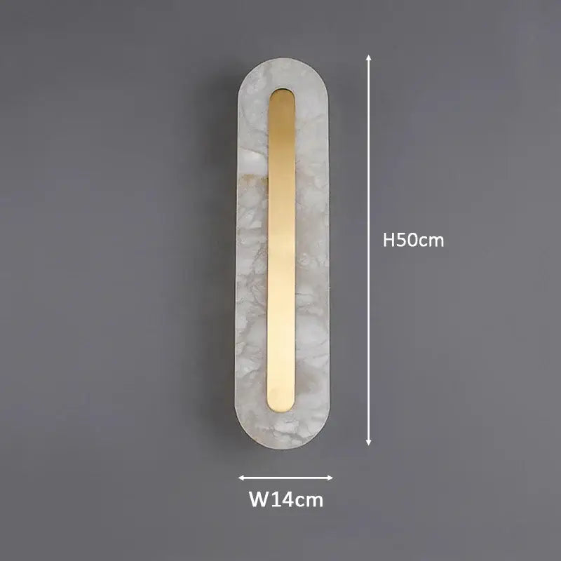 Modern gold marble living room wall lamp with frosted glass featuring a white marble base and gold metal accent bar wall lamp decorbites gold marble