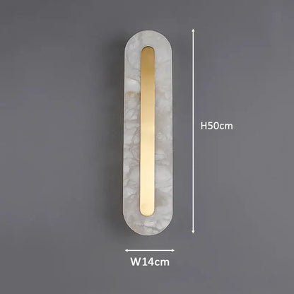 Modern gold marble living room wall lamp with frosted glass featuring a white marble base and gold metal accent bar wall lamp decorbites gold marble
