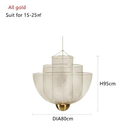 Modern gold mesh grid ceiling chandelier featuring a gold-toned tiered mesh design with spherical base for dining room decorbites gold mesh