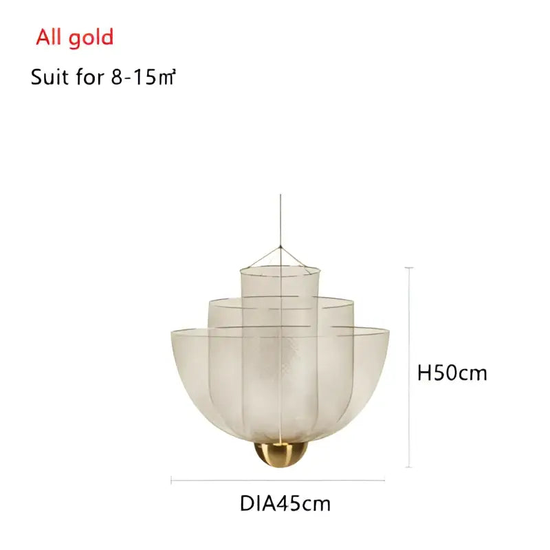 Modern gold mesh grid ceiling chandelier with gold-toned tiered rounded stacked tiers for dining room decorbites gold mesh