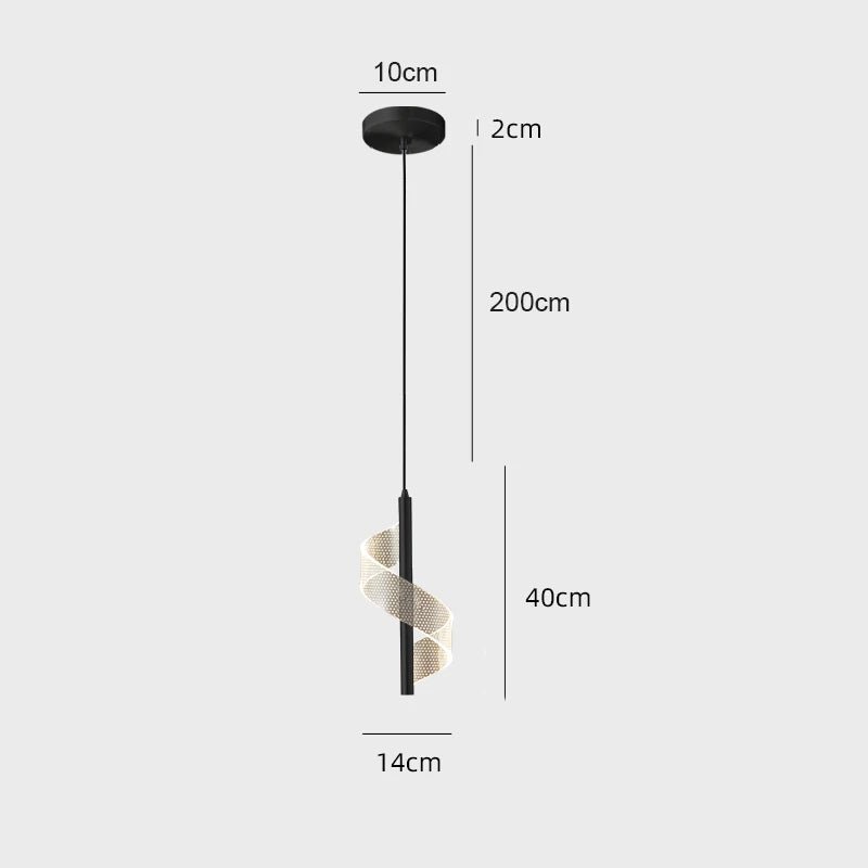 Modern Gold Pendant Light With Acrylic Shade - Decorbites