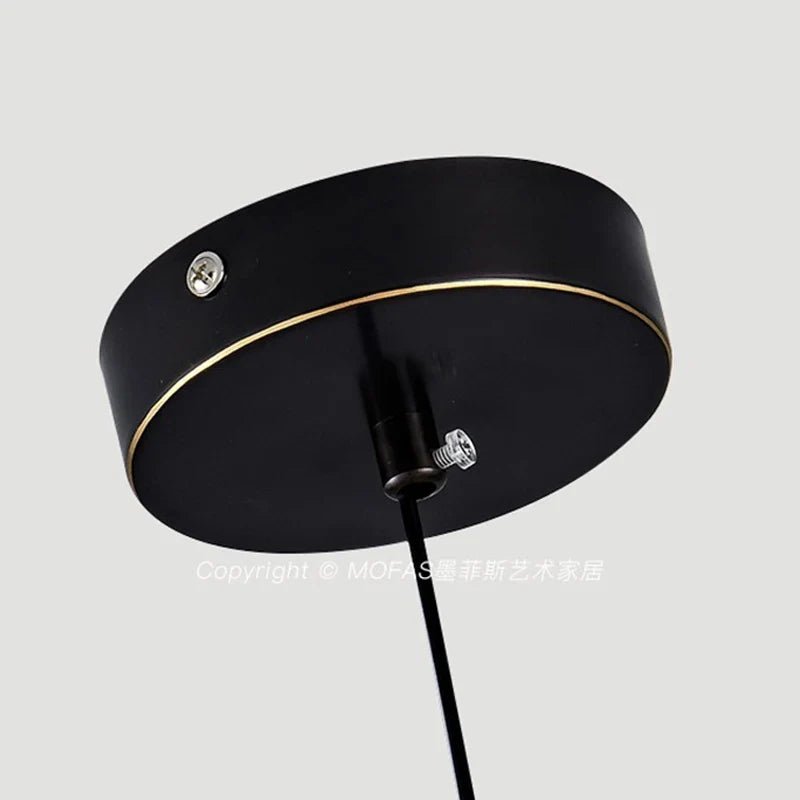 Modern Gold Pendant Light With Acrylic Shade - Decorbites