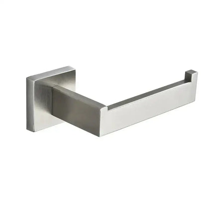 Modern brushed stainless steel paper holder with sleek minimalist design for decorbites gold square bathroom wall mount