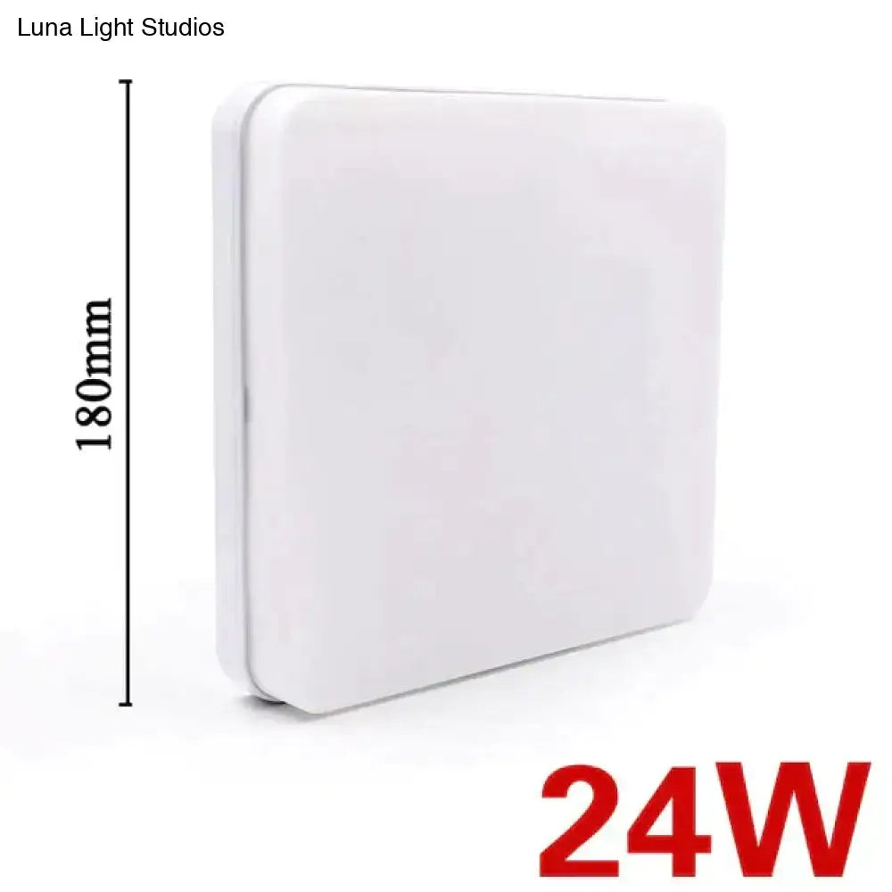 White square 24w led panel light 180mm surface mounted decorbites 18w 24w 36w 48w ceiling lamp