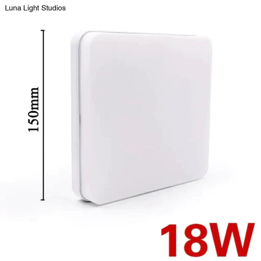 White square led panel light 150mm height 18w surface mounted decorbites 18w 24w 36w 48w ceiling lamp