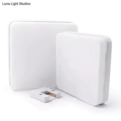 White rectangular decorbites™ surface mounted led light panels with sleek plastic casing available in 18w 24w 36w 48w