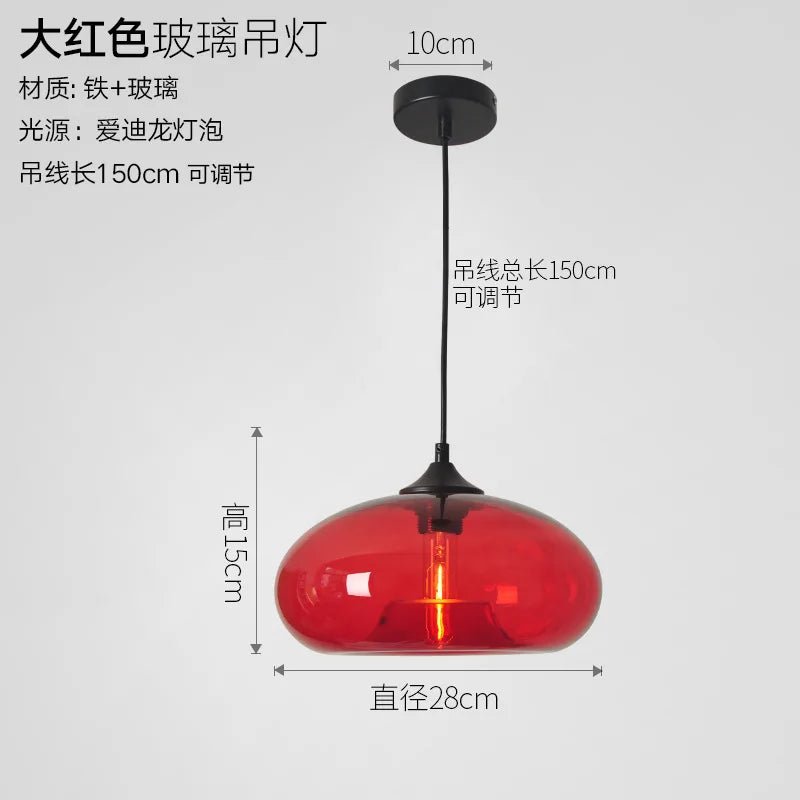Modern Gray Glass Pendant Light - Decorbites