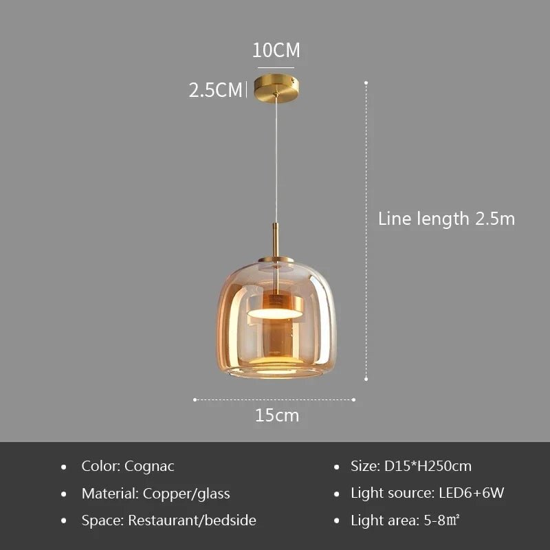 Modern Gray Glass Pendant Light With Plated Finish - Decorbites