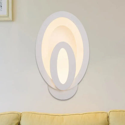 Modern gray layered square led wall sconce with warm white direct wired electric lighting and maximum bulb wattage