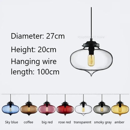 Modern hand blown colorful stained glass pendant lights with clear glass and black metal fixture for kitchen decorbites colorful stained decor