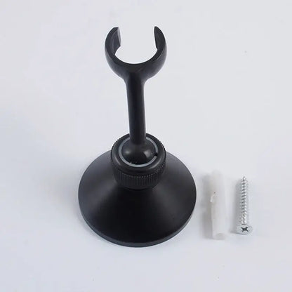 Modern handshower bracket wall mounted holder in black matte finish with magnetic adjustable hook for bathroom use decorbites handshower bracket