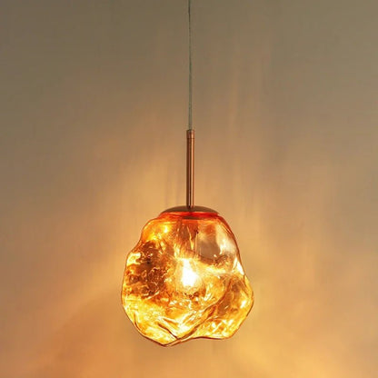 Modern Ice Glass Pendant Light - Decorbites