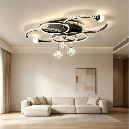 Modern Iron Acrylic Dimmable LED Pendant Light - Decorbites