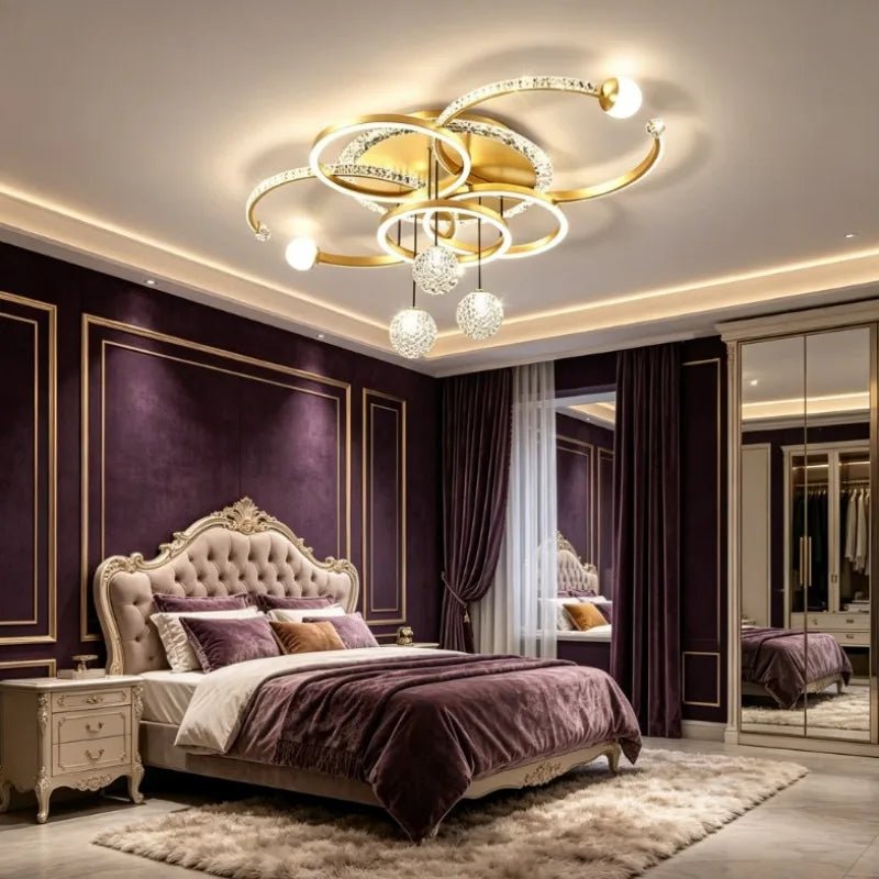 Modern Iron Acrylic Dimmable LED Pendant Light - Decorbites