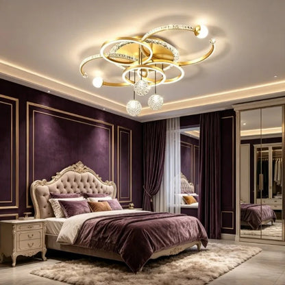 Modern Iron Acrylic Dimmable LED Pendant Light - Decorbites