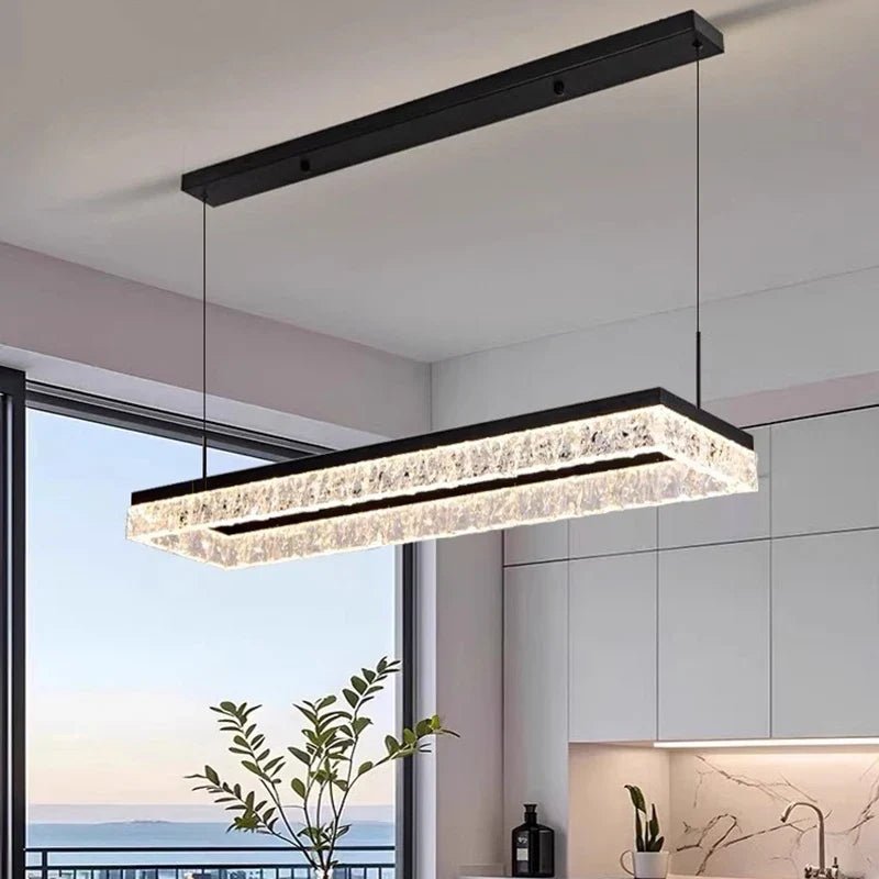 Modern Iron and Acrylic Dimmable Pendant Light - Decorbites
