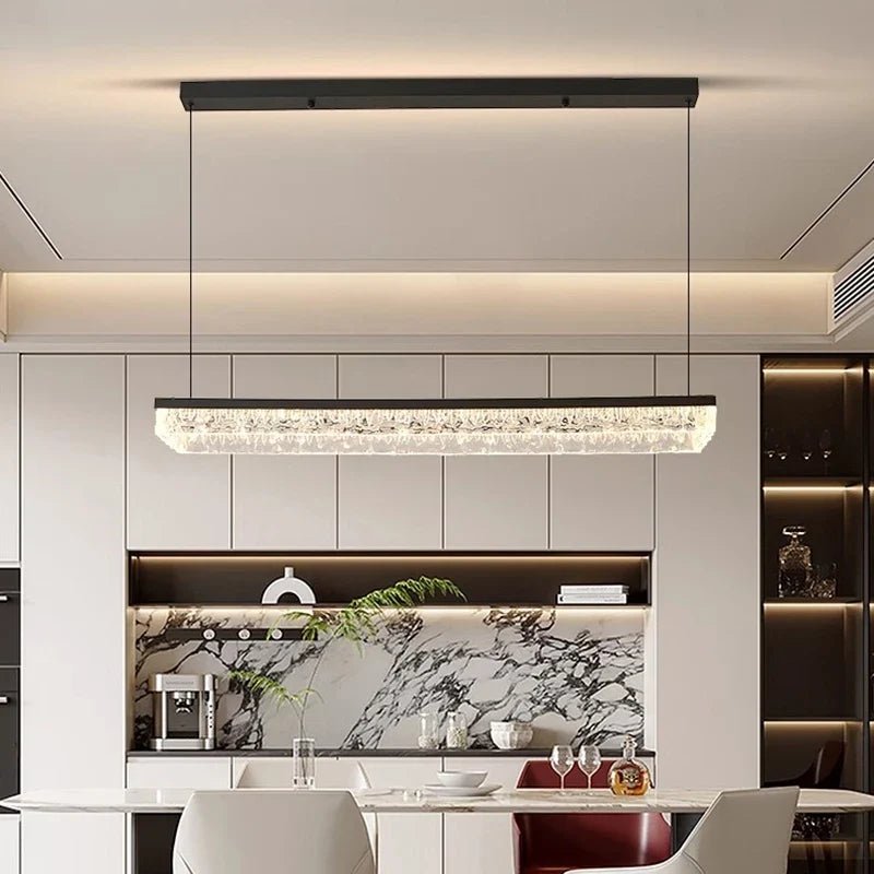 Modern Iron and Acrylic Dimmable Pendant Light - Decorbites