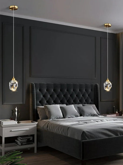 Modern K9 Crystal Linear Pendant Light - Decorbites