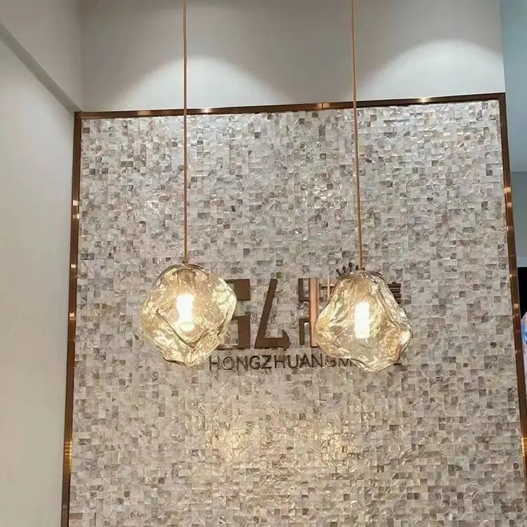 Modern Lava Sculptural FRP Pendant Light - Decorbites