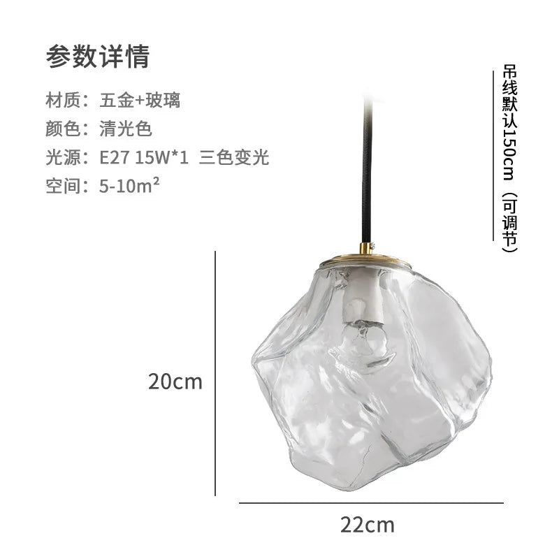 Modern Lava Sculptural FRP Pendant Light - Decorbites