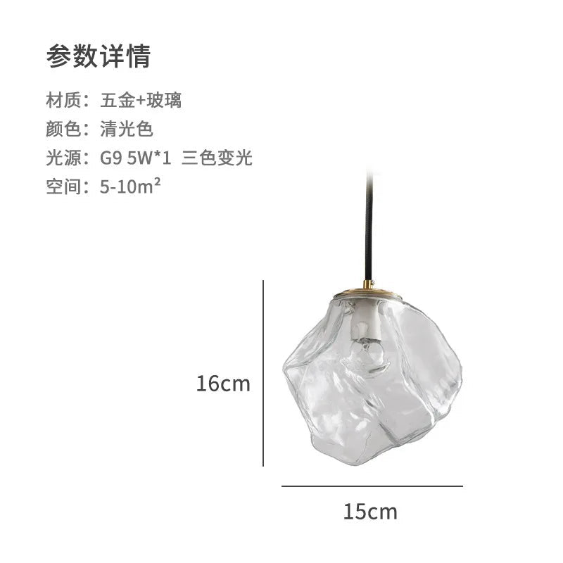 Modern Lava Sculptural FRP Pendant Light - Decorbites