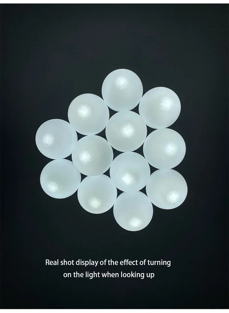 A cluster of translucent white glass balls in a circular pattern for luxury led living room pendant lighting decor with e27 switch type